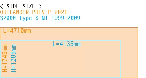 #OUTLANDER PHEV P 2021- + S2000 type S MT 1999-2009